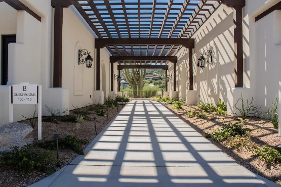 Outside view at Hope Restored campus in Cave Creek, AZ